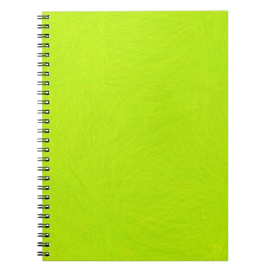 Carnet Citron Vert Abstrait (Devant)