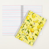 Carnet citrons aquarelle 16 (À l'intérieur)