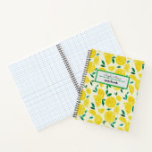 Carnet citrons d'aquarelle - jaune et vert (Intérieur)