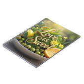 Carnet Citrons ensoleillés, olives, tranches d'agrumes (Côté gauche)