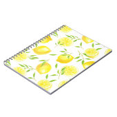 Carnet Citrons et feuilles (Côté gauche)