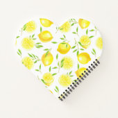 Carnet Citrons et feuilles (Dos)