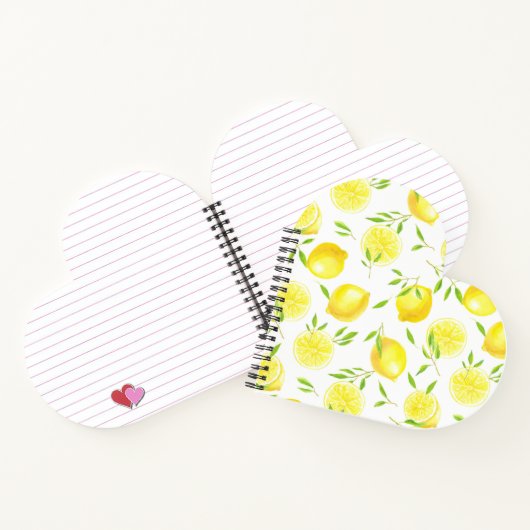 Carnet Citrons et feuilles (Intérieur)