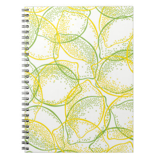 Carnet Citrons et Limes : Motif frais.