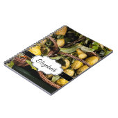 Carnet Citrons italiens élégants dans un panier (Côté gauche)