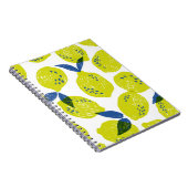 Carnet Citrons juteux : motif vintage sans soudure. (Côté Droit)