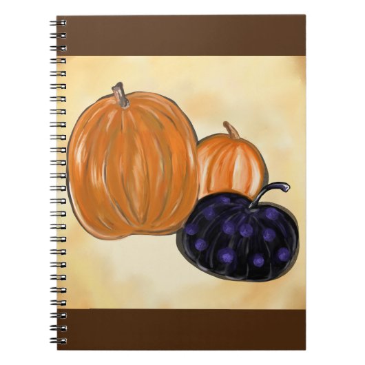 Carnet Citrouille (Devant)