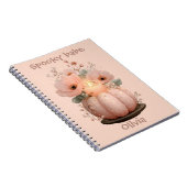 Carnet Citrouille Bébé Fantôme pour Filles (Côté Droit)