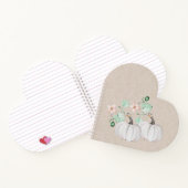 Carnet Citrouille Blanc Et Fleurs Aquarelle Art (Intérieur)