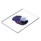 Carnet Citrouille bleu foncé (Côté gauche)