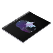 Carnet Citrouille bleu foncé (Côté gauche)