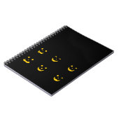 Carnet Citrouille brillant face Halloween (Côté gauche)