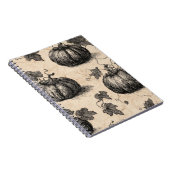 Carnet Citrouille classique d'Halloween (Côté Droit)