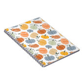 Carnet Citrouille coloré Motif gourd (Côté Droit)