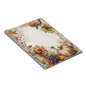 Carnet Citrouille d'automne (Côté Droit)