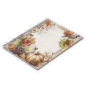Carnet Citrouille d'automne (Côté gauche)