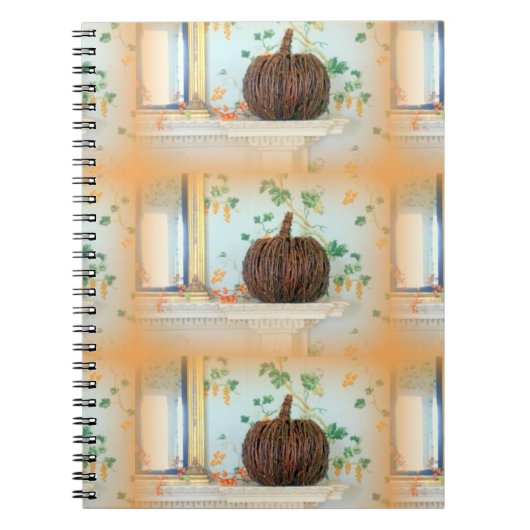 carnet citrouille d'automne colonial (Devant)