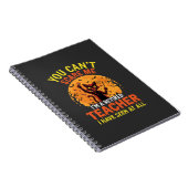 Carnet Citrouille de Halloween pour enseignant retraité D (Côté Droit)