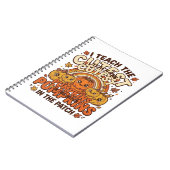 Carnet Citrouille de professeur mignon Dessin vectoriel d (Côté gauche)