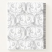 Carnet Citrouille d'esquisse de crayon (Dos)