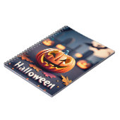 Carnet citrouille d'Halloween (Côté gauche)