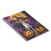 Carnet Citrouille d'Halloween américain Foxhound (Côté Droit)