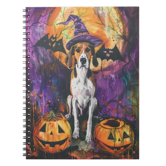 Carnet Citrouille d'Halloween américain Foxhound (Devant)