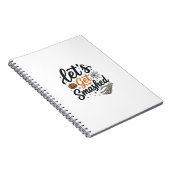Carnet Citrouille d'Halloween Écrasons (Côté Droit)