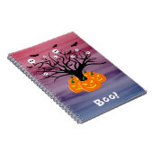 Carnet Citrouille d'Halloween Jack o’ Lanterne Dead Tree (Côté Droit)