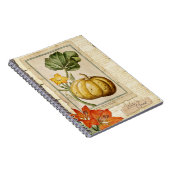 Carnet Citrouille d'hiver (Côté Droit)