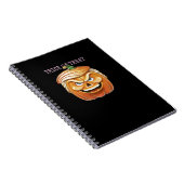 Carnet Citrouille Donald, Funny Halloween Classic effraya (Côté Droit)