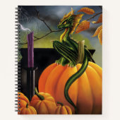 Carnet Citrouille Dragon Cauldron Halloween (Devant)