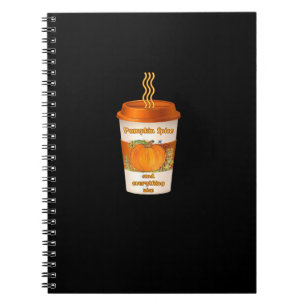 Carnet Citrouille épice & Tout Nice Chute Couleur Chaussu