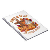 Carnet Citrouille Épicée et Jésus-Christ (Côté Droit)
