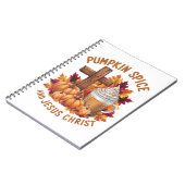 Carnet Citrouille Épicée et Jésus-Christ (Côté gauche)