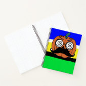 Carnet citrouille fou (Intérieur)