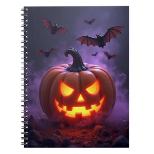 Carnet Citrouille Hantée Jack O Lantern Lumineuse Nuit de