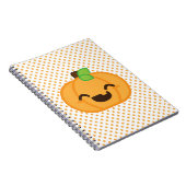 Carnet Citrouille Kawaii Jack-o'-lantern (Côté Droit)