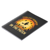 Carnet Citrouille la plus cool d'Halloween dans le patch (Côté gauche)