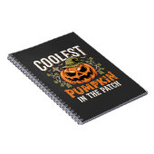 Carnet Citrouille la plus cool du patch Design Halloween (Côté Droit)