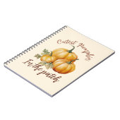 Carnet Citrouille le plus précis dans le patch (Côté gauche)