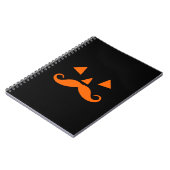 Carnet Citrouille Moustache (Côté gauche)
