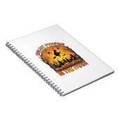 Carnet Citrouille Patch Halloween Sorcière Araignées Grav (Côté Droit)