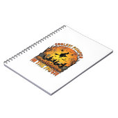 Carnet Citrouille Patch Halloween Sorcière Araignées Grav (Côté gauche)