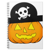 Carnet citrouille pirate (Devant)