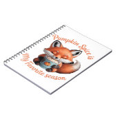 Carnet Citrouille Spice Est Ma Saison Favorite Automne Cl (Côté gauche)