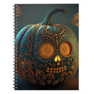 Carnet citrouille Spiral