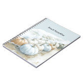 Carnet Citrouilles bleues de la plage de l'océan (Côté gauche)