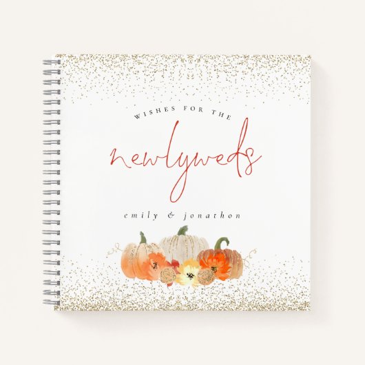 Carnet Citrouilles de parties scintillant Wives for Newly (Devant)