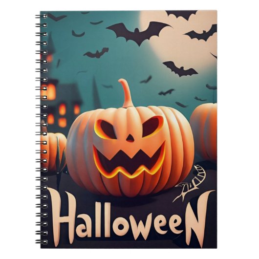 Carnet citrouilles d'Halloween (Devant)
